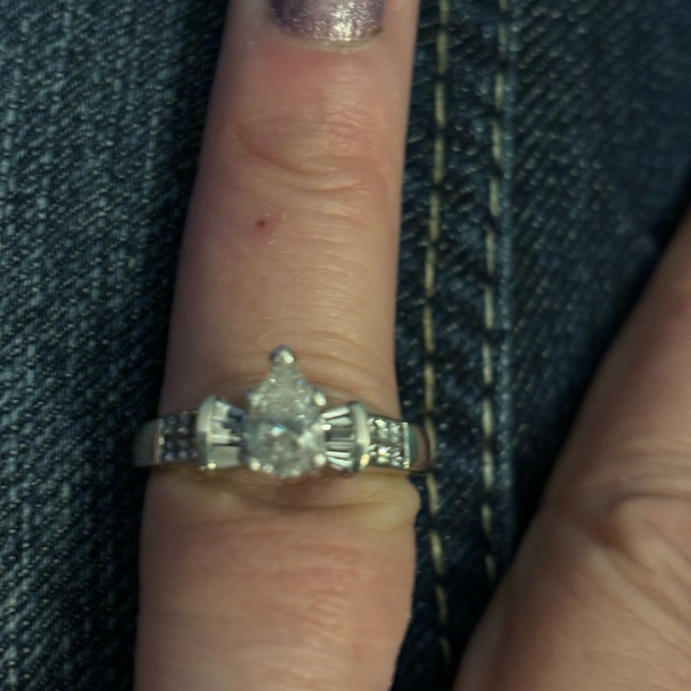 2 carat natural diamond engagement ring